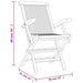 Scaune de grădină pliante 8 buc. gri 56x61x89 cm lemn masiv tec - WALTI WALTI