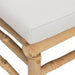 Set mobilier de grădină cu perne gri deschis, 9 piese, bambus - WALTI WALTI