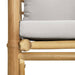 Set mobilier de grădină cu perne gri deschis, 8 piese, bambus - WALTI WALTI