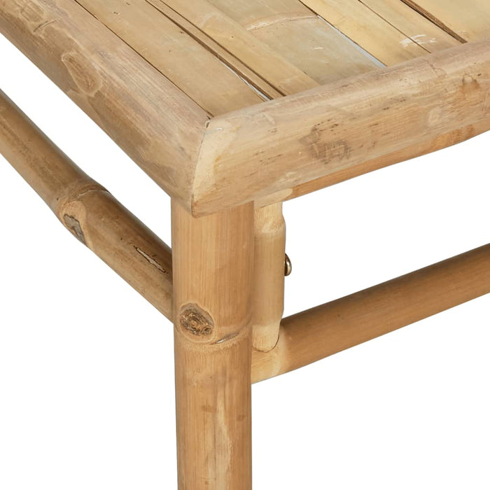 Set mobilier de grădină cu perne gri deschis, 9 piese, bambus - WALTI WALTI