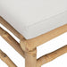 Set mobilier de grădină cu perne gri deschis, 5 piese, bambus - WALTI WALTI