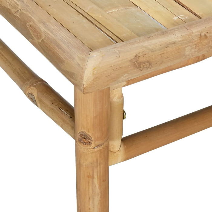 Set mobilier de grădină cu perne gri deschis, 4 piese, bambus - WALTI WALTI