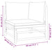 Set mobilier de grădină cu perne gri taupe, 5 piese, bambus - WALTI WALTI