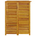 Magazie pubelă gunoi dublă, 140x89x117 cm, lemn masiv de acacia - WALTI WALTI