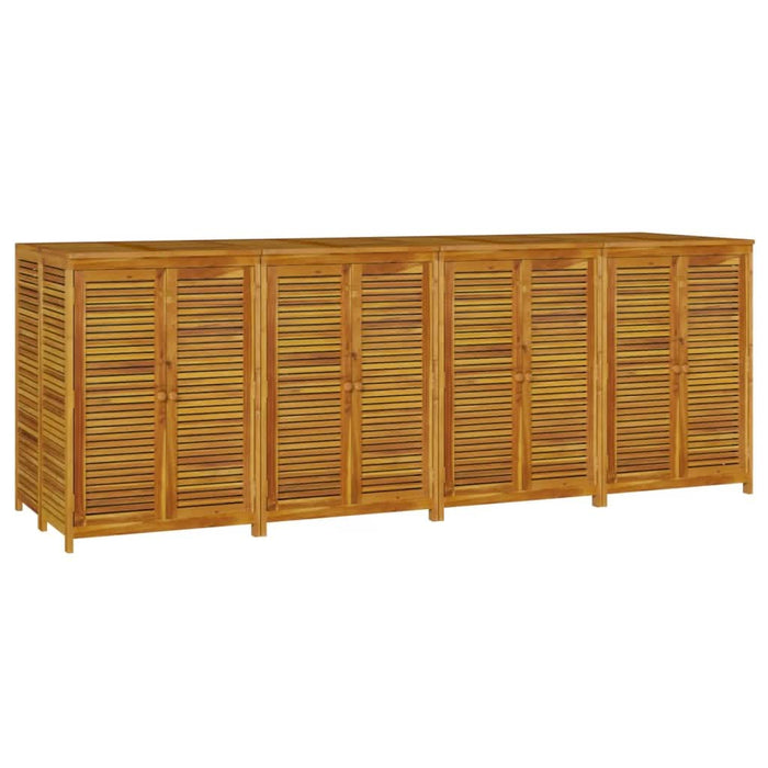 Ladă depozitare de grădină, 280x87x104 cm, lemn masiv acacia - WALTI WALTI