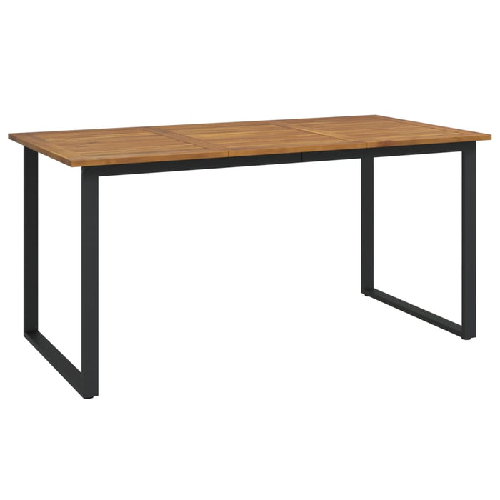 Set mobilier de grădină, 7 piese, lemn masiv de acacia și metal - WALTI WALTI