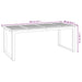 Set mobilier de grădină, 9 piese, lemn masiv de acacia și metal - WALTI WALTI