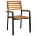 Set mobilier de grădină, 7 piese, lemn masiv de acacia și metal - WALTI WALTI