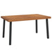 Set mobilier de grădină, 5 piese, lemn masiv de acacia și metal - WALTI WALTI
