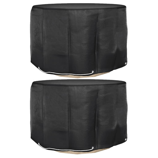Huse mobilier de grădină, 2 buc., 6 ocheți, rotund, Ø125x75 cm - WALTI WALTI