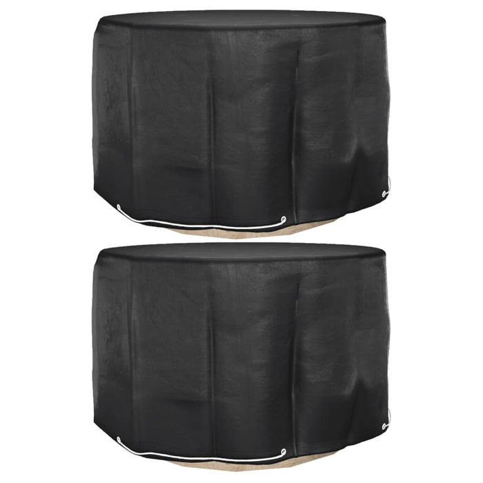 Huse mobilier de grădină, 2 buc., 6 ocheți, rotund, Ø125x75 cm - WALTI WALTI