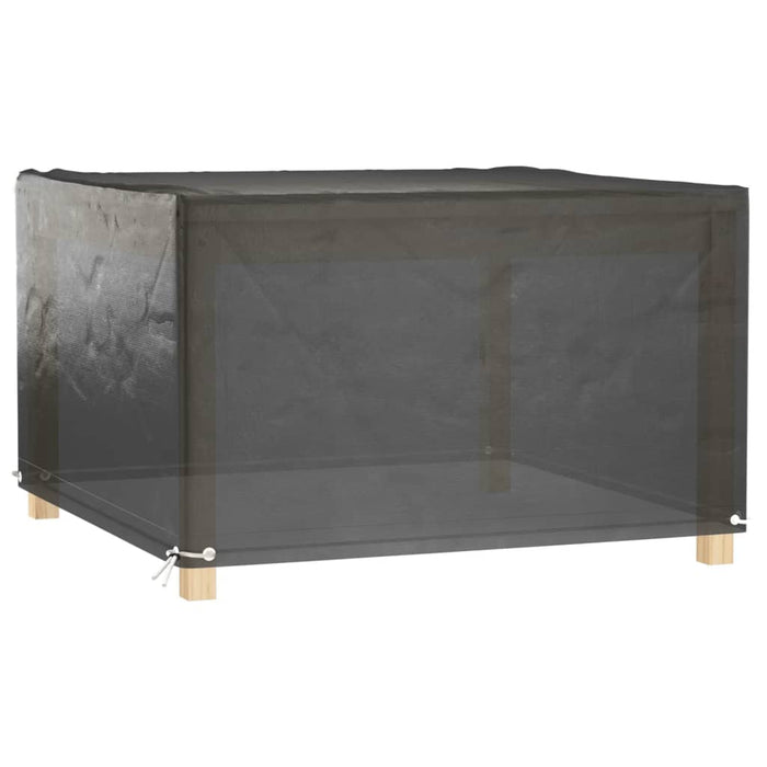 Huse mobilier grădină, 2 buc, 8 ocheți, 132x132x80 cm, pătrat - WALTI WALTI