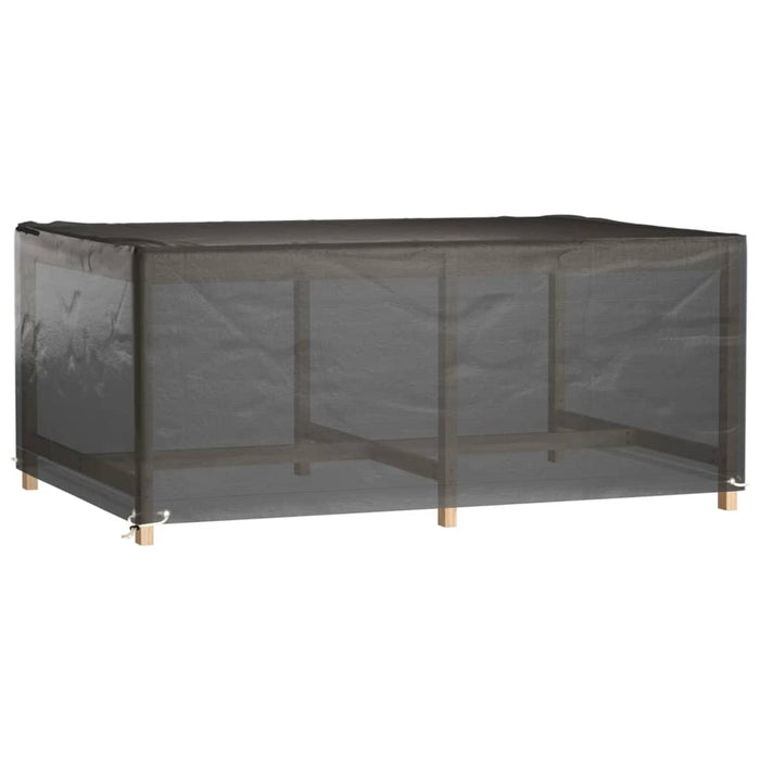 Huse mobilă grădină, 2 buc, 8 ocheți, 180x122x75cm, rectangular - WALTI WALTI