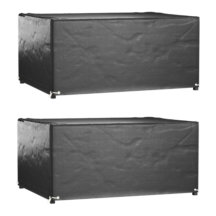 Huse mobilă grădină, 2 buc, 8 ocheți, 180x135x80cm, rectangular - WALTI WALTI