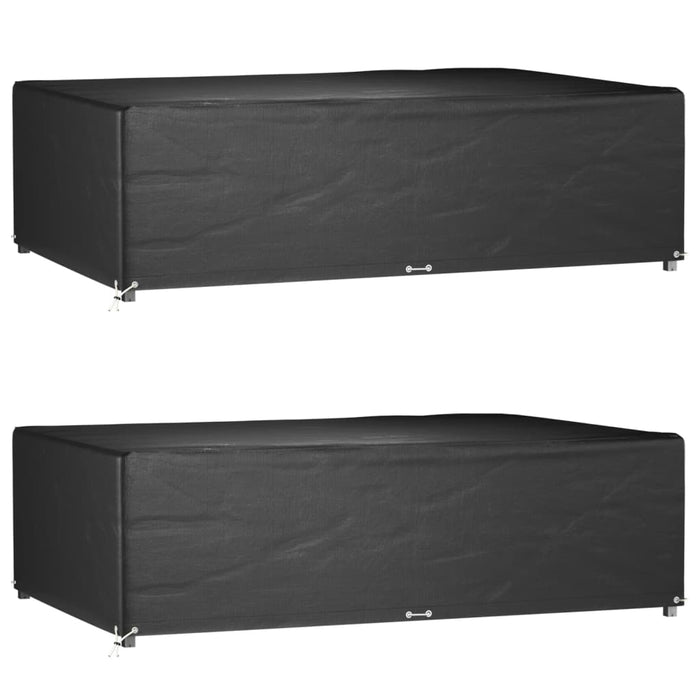 Huse mobilă grădină, 2 buc, 12 ocheți 227x152x65cm, rectangular - WALTI WALTI
