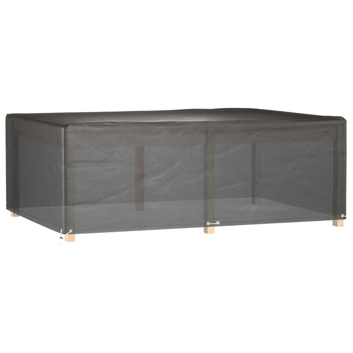Huse mobilă grădină, 2 buc, 12 ocheți 230x165x80cm, rectangular - WALTI WALTI