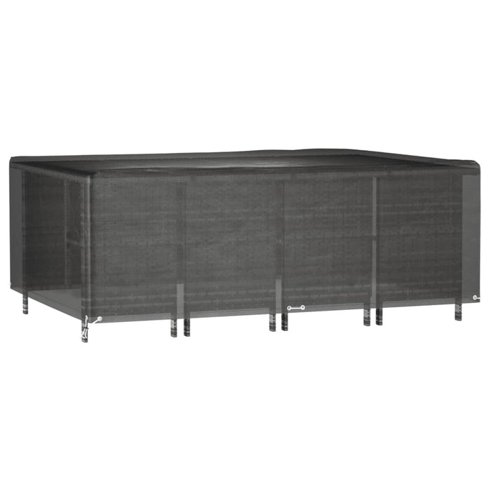 Huse mobilă grădină, 2 buc, 12 ocheți 240x180x80cm, rectangular - WALTI WALTI