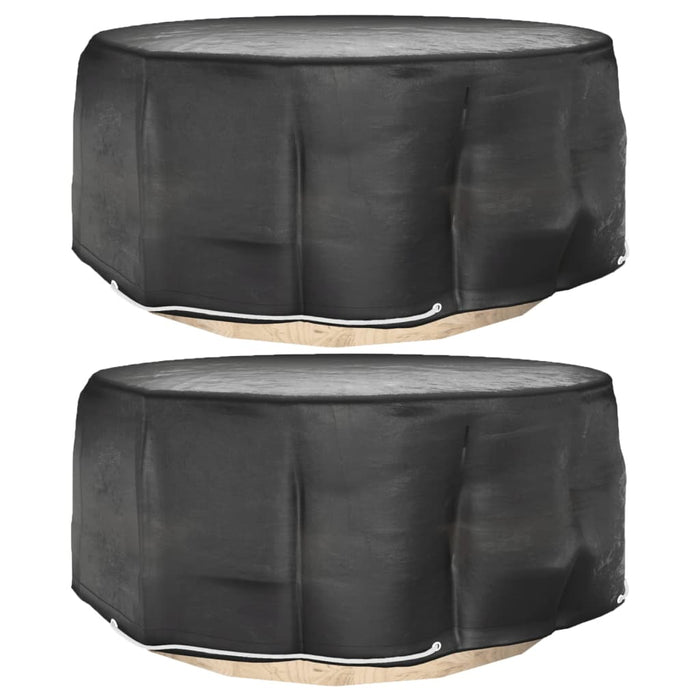 Huse mobilier de grădină, 2 buc., 10 ocheți, rotund, Ø230x90 cm - WALTI WALTI