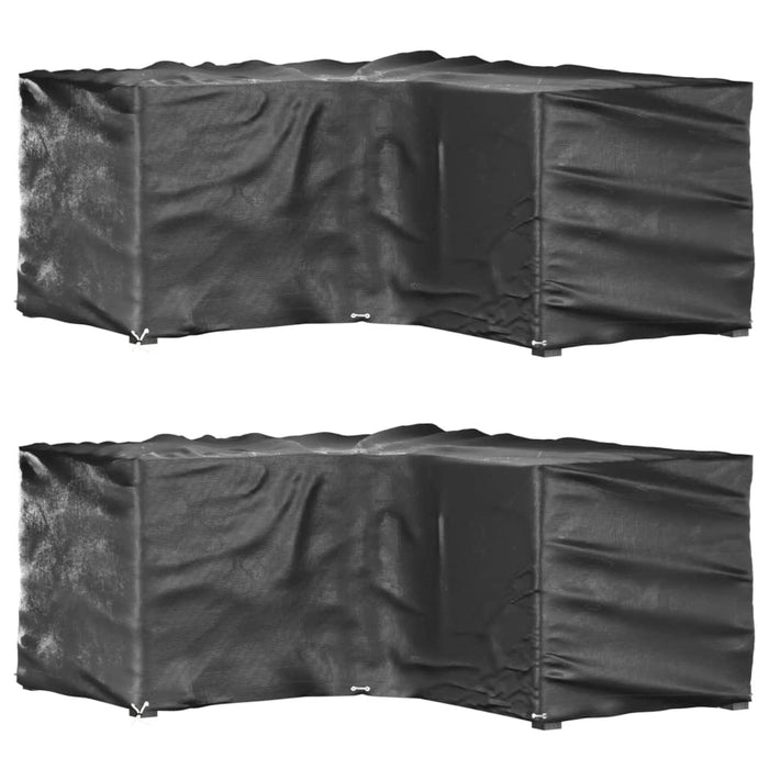 Huse mobilier de grădină în formă de L 16 ocheți, 215x215x90 cm - WALTI WALTI