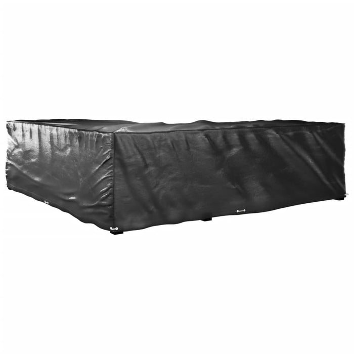 Huse mobilier grădină formă L, 2 buc., 16 ocheți, 250x250x70 cm - WALTI WALTI