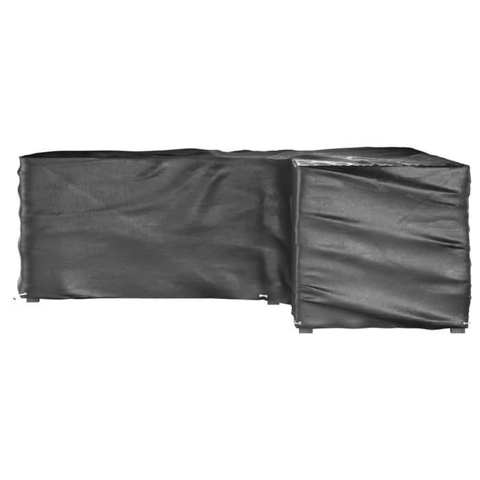 Huse mobilier de grădină formă în L, 16 ocheți, 285x285x90cm - WALTI WALTI