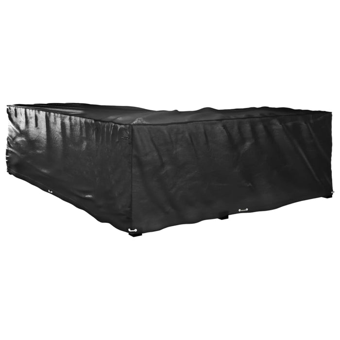 Huse mobilier grădină formă L, 2 buc., 18 ocheți, 220x285x80 cm - WALTI WALTI