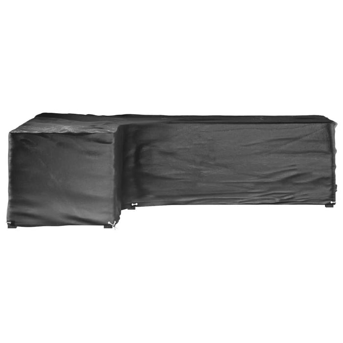 Huse mobilier grădină formă L, 2 buc., 16 ocheți, 210x260x80 cm - WALTI WALTI