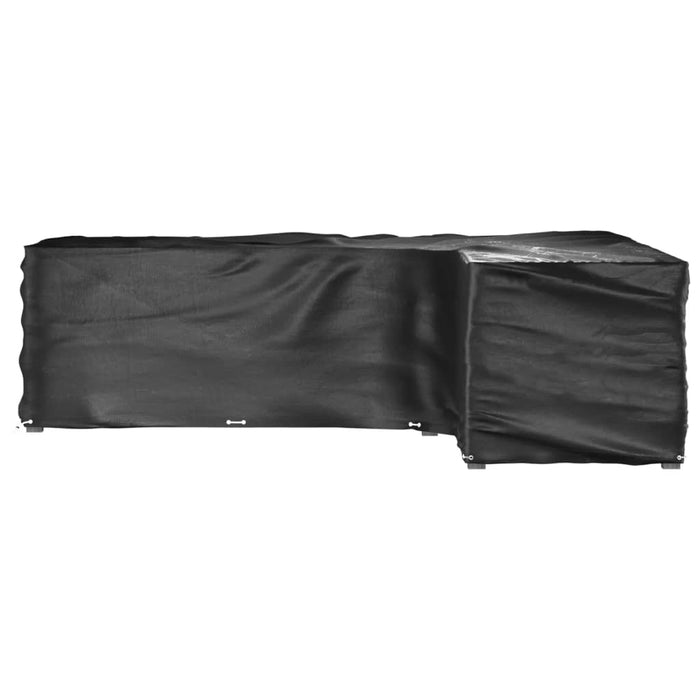 Huse mobilier grădină formă L, 2 buc., 16 ocheți, 260x210x80 cm - WALTI WALTI