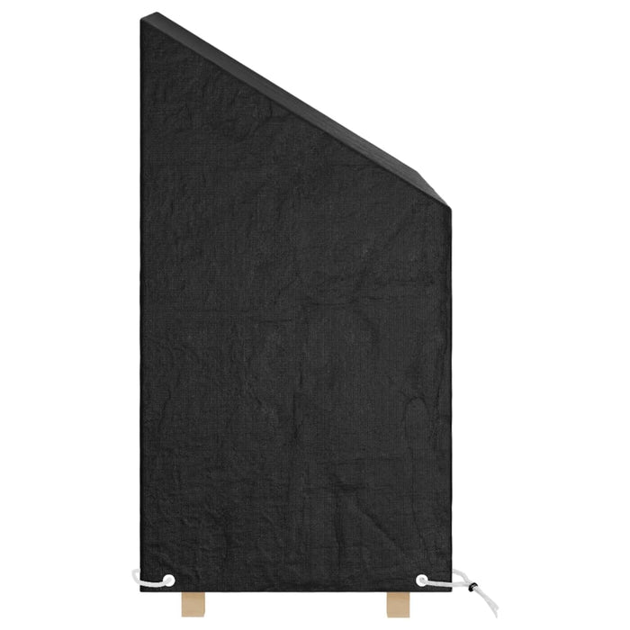 Huse scaun grădină 2 buc, 8 ocheți 65x65x80/120 cm polietilenă - WALTI WALTI