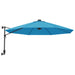 Umbrelă de soare montate pe perete cu LED-uri Sea Blue, 290 cm - WALTI WALTI