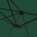 Umbrelă de soare cu două capete, verde, 449x245 cm - WALTI WALTI