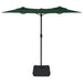 Umbrelă de soare cu două capete, verde, 316x145 cm - WALTI WALTI