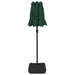 Umbrelă de soare cu două capete, verde, 316x145 cm - WALTI WALTI