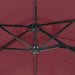 Umbrelă de soare cu două capete, roșu bordo, 316x240 cm - WALTI WALTI