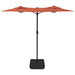 Umbrelă de soare cu două capete, cărămiziu, 316x240 cm - WALTI WALTI