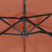 Umbrelă de soare cu două capete, cărămiziu, 316x240 cm - WALTI WALTI