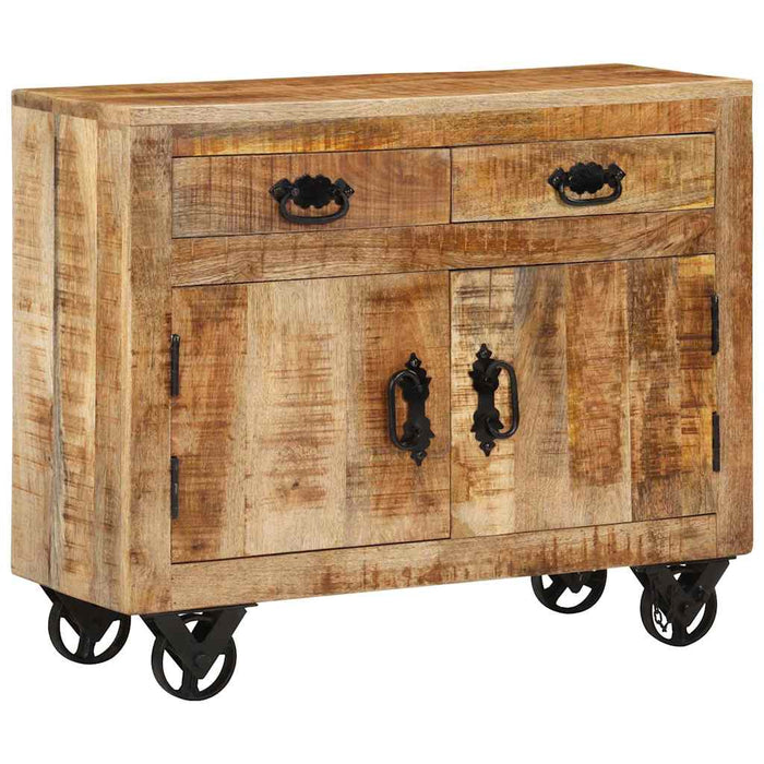 Dulap, 80x30x65 cm, lemn masiv de mango brut - WALTI WALTI