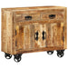 Dulap, 80x30x65 cm, lemn masiv de mango brut - WALTI WALTI