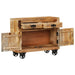 Dulap, 80x30x65 cm, lemn masiv de mango brut - WALTI WALTI