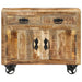 Dulap, 80x30x65 cm, lemn masiv de mango brut - WALTI WALTI