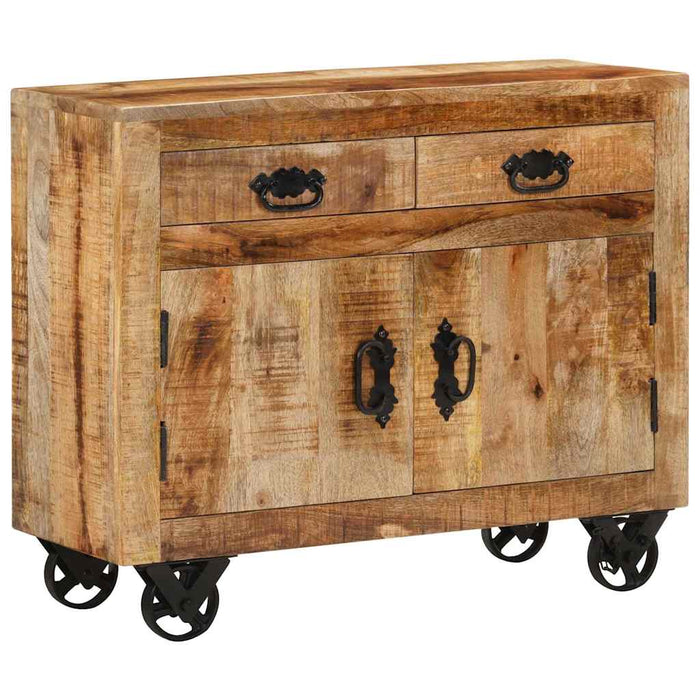 Dulap, 80x30x65 cm, lemn masiv de mango brut - WALTI WALTI