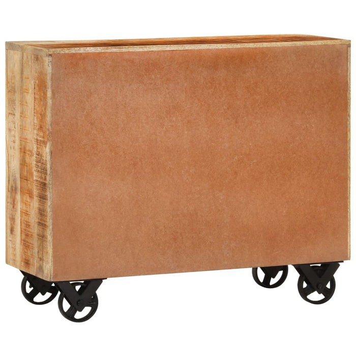 Dulap cu 3 sertare, 80x30x65 cm, lemn masiv de mango brut - WALTI WALTI