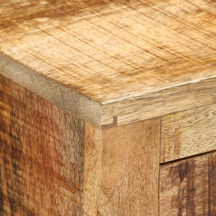 Dulap cu 3 sertare, 80x30x65 cm, lemn masiv de mango brut - WALTI WALTI
