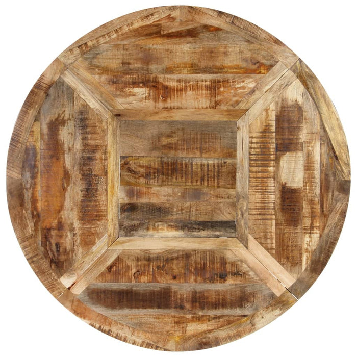 Masă de bucătărie, Ø150x76, lemn masiv de mango brut - WALTI WALTI