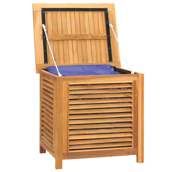 Ladă depozitare grădină cu geantă, 60x50x58 cm, lemn masiv tec - WALTI WALTI