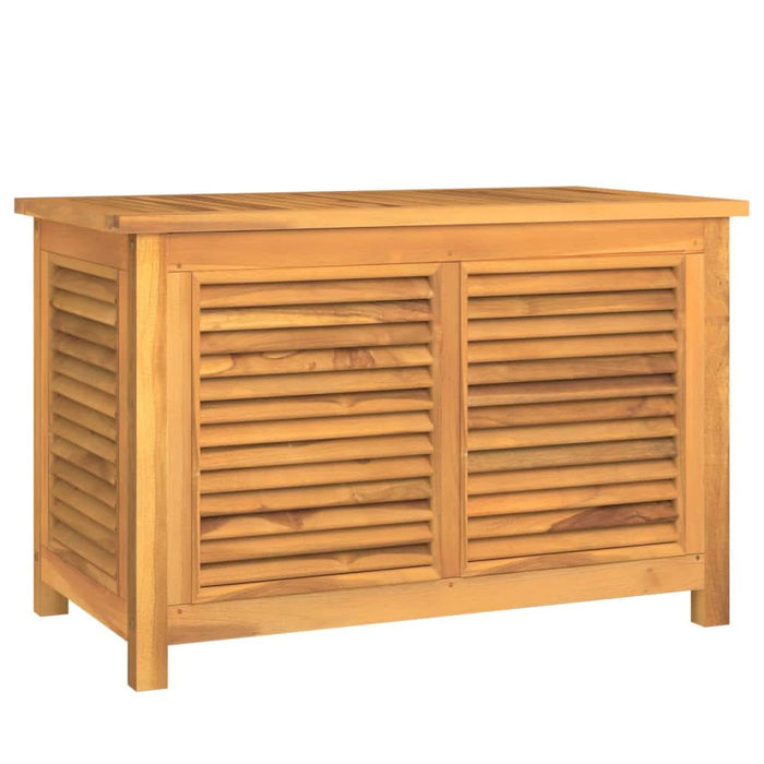 Ladă depozitare grădină cu geantă, 90x50x58 cm, lemn masiv tec - WALTI WALTI