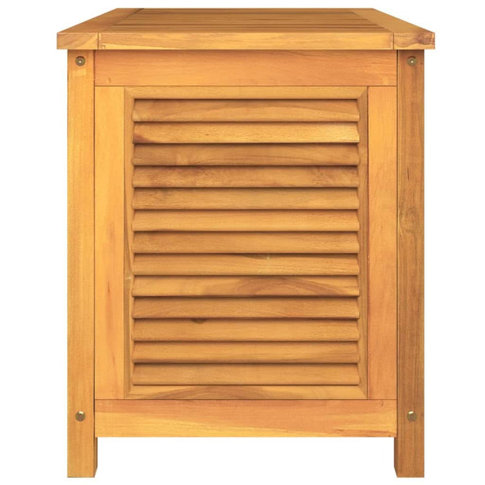 Ladă depozitare grădină cu geantă, 90x50x58 cm, lemn masiv tec - WALTI WALTI