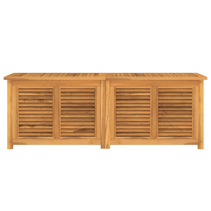 Ladă depozitare grădină cu geantă, 150x50x55 cm, lemn masiv tec - WALTI WALTI