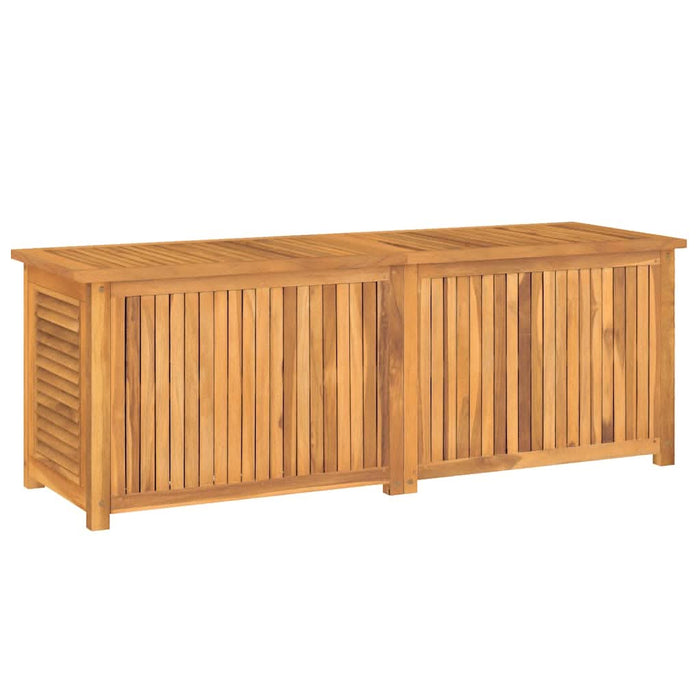 Ladă depozitare grădină cu geantă, 150x50x55 cm, lemn masiv tec - WALTI WALTI