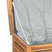 Ladă depozitare grădină cu geantă, 150x50x55 cm, lemn masiv tec - WALTI WALTI